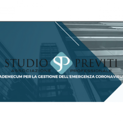 Vademecum per la gestione dell’emergenza Coronavirus