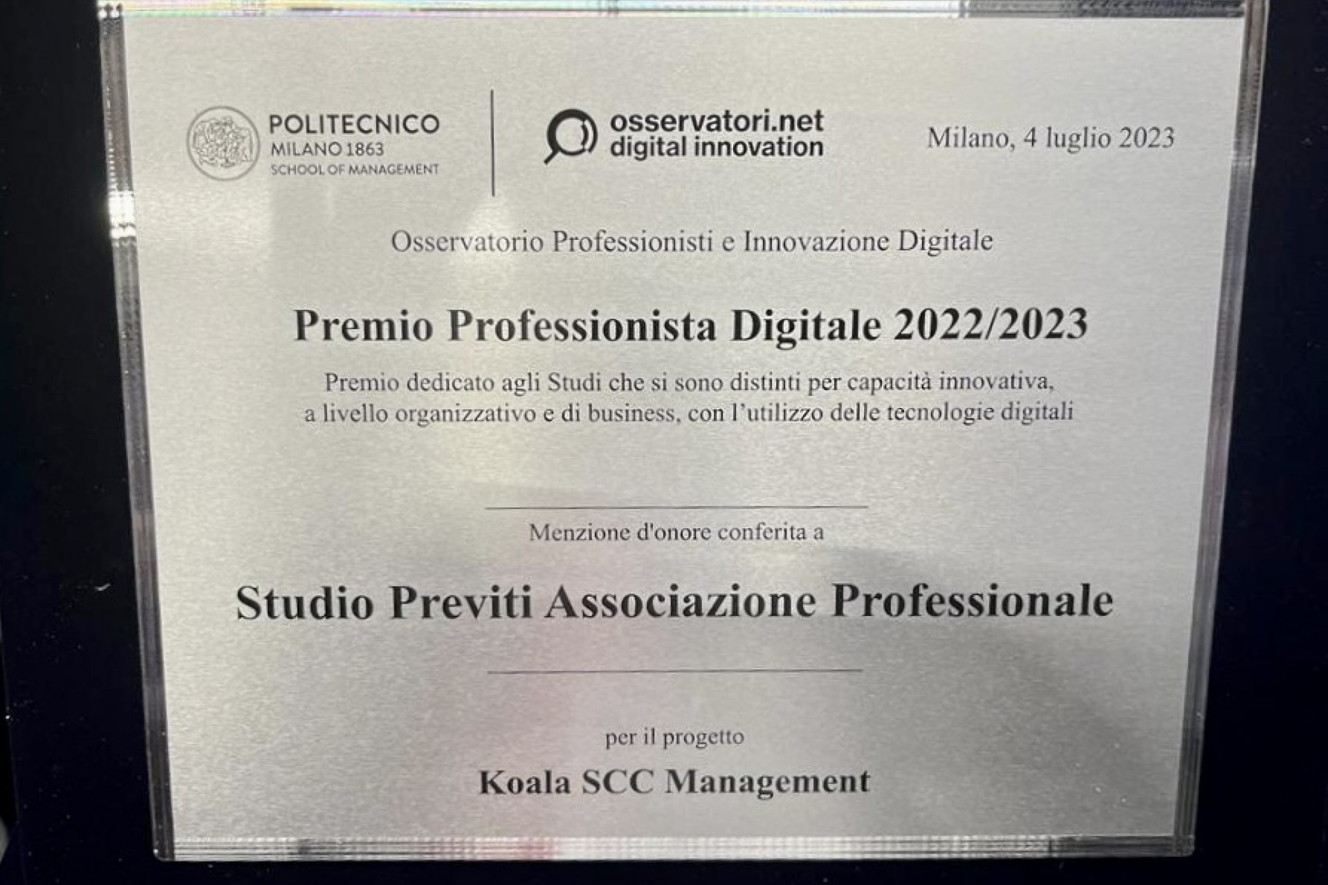 Digital Professional of the Year Award 2023