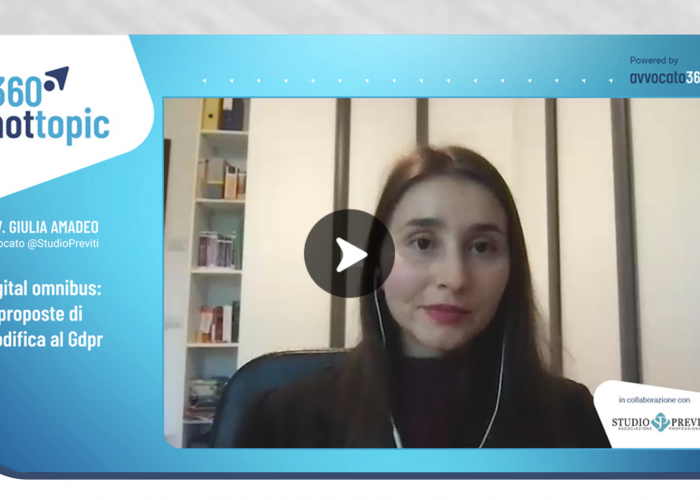 Digital Omnibus: le proposte di modifica al GDPR