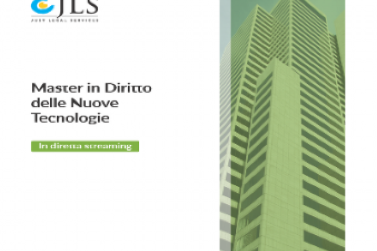 Evento "Master Just Legal Services in diritto delle nuove tecnologie"
