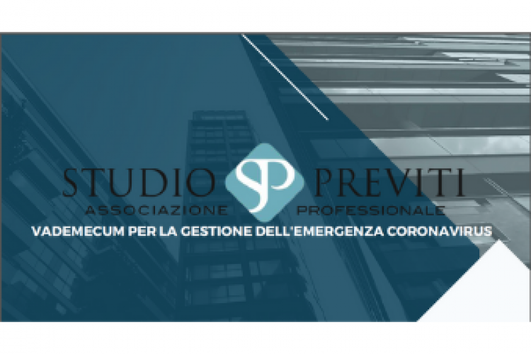 Vademecum per la gestione dell’emergenza Coronavirus