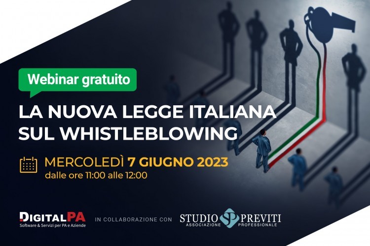 Webinar - La nuova legge italiana sul whistleblowing: come assicurare la compliance