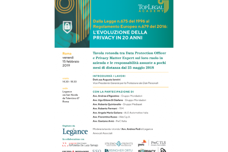 “Data Protection Officer e Privacy Matter Expert”